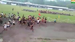 Army bharti Running 1600 meter bhopal lal parede ground [upl. by Diamond]