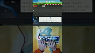 First Recorded Dvorak 200 WPM Nitro Type Race Tied Dvorak World Record [upl. by Coltson27]