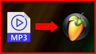 How to import an MP3 audio file in FL Studio 205  Tutorial [upl. by Normand]