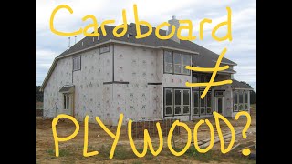 Independent testing tells the TRUTH about cardboard house sheathing [upl. by Azeret]