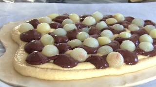 Galette PoireChocolat┃Recette du Chef Cyril RouquetPrévost [upl. by Aiak203]