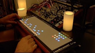 LinnStrument Step Sequencer Jam with Modular Synths and FH1 [upl. by Dixil]