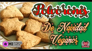 MANTECADOS CASEROS VEGANOS  Polvorones Veganos receta FÁCIL [upl. by Bainbrudge]