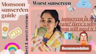 Monsoon Sunscreen Guide  Worst sunscreen ever 😡  Why you still need sunscreen in monsoon [upl. by Sagerman]