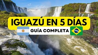 🟢 5 días en las CATARATAS DEL IGUAZÚ  👉 GUÍA COMPLETA Argentina y Brasil 🇦🇷🇧🇷 [upl. by Yamauchi815]