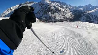 Skiing Val DIsere Le Face de Bellevarde [upl. by Pineda880]