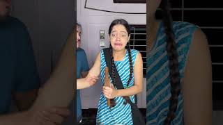 Naukrani vs SankiMalik💃😡 Ulte haath vs Sidha Haath🤝😂shorts comedy funny olidavines [upl. by Klemm]