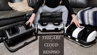 Foot Massager  Which One is BEST RENPHO vs Cloud vs TISSCARE [upl. by Fortna]