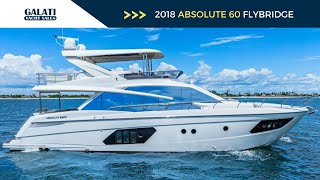 2018 Absolute 60 Flybridge Yacht For Sale quotMamas Housequot [upl. by Ailis241]