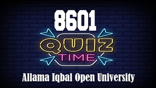 8601 Quiz PDF  157 Solved Quiz  By Muhammad Jaber [upl. by Eednim]