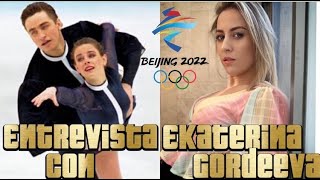 EKATERINA GORDEEVA LIVE ON CAFECITO CON MASHA BEIJING2022 [upl. by Aiciruam]