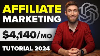 Affiliate Marketing Tutorial For Beginners 2024 Step by Step Using AI [upl. by Cardie]