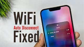 iPhone WiFi Disconnects Automatically  iPhone WiFi Keeps Disconnecting When Locked  WiFi iPhone [upl. by Ymmac334]