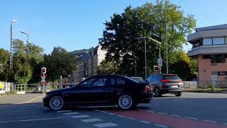 Bahnübergang Kulmbach  Kronacher Straße [upl. by Nayllij]