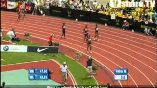 400 metrów kobiet Prefontaine Classic 2011 [upl. by Nylatsirk]