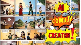 How To Create a Comic Book with AI  Step by Step Guideline With FREE AI Tool [upl. by Albrecht]