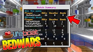 INSANE 26 KILL LIFEBOAT BEDWARS  First Time Playing Lifeboat Bedwars Quads on Minecraft Xbox One [upl. by Shanan]