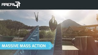 Crazy Water Ramp GoPro Action  Blobbing Slip N Slide Freestyle  AREA 47  Tirol [upl. by Bonney225]