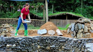 How to build a beautiful fish pond Go to the market to sell pineapples  Phùng Thị Chài [upl. by Nhguaval756]