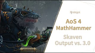 AoS 4th Edition Skaven Warscroll Comparison [upl. by Gurney735]