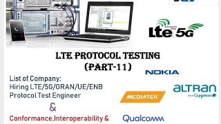 LTE Protocol TestingConformance TestingGCF CertificationCompanies List Hiring for LTE Protocol [upl. by Ayatnohs]