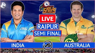 RSWS 2022 SemiFinal India Legends vs Australia Legends Live Scores  IND L vs AUS L Live Scores [upl. by Fawnia]