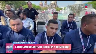 Inauguran los Juegos Latinoamericanos de policías y bomberos  Imagen GDL con Fabiola Anaya [upl. by Aivalf]