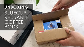 Unboxing Reusable Coffee Pods  Bluecup Nespresso Compatible Capsules [upl. by Constancy798]