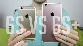 iPhone 6S VS iPhone 6S Plus  Lequel choisir  Comparatif [upl. by Carew44]