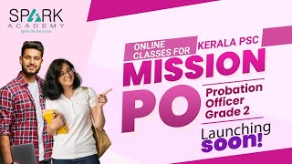 Probation Officer GrIIKerala PSCMISSION PO Spark Academy Kerala [upl. by Edlihtam]