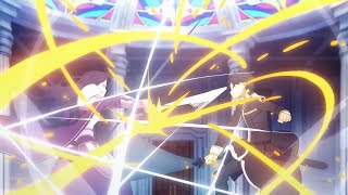 Sword Art Online Alicization  Integrity Knight Fanatio VS Kirito [upl. by Nahk409]