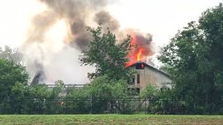 Stewart Avenue house fire in Port Orange [upl. by Aimahc]