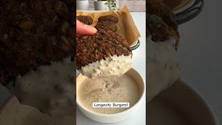 LIVE LONGER WITH THESE BURGERS HighProtein Tempeh Mushroom Vegan Burgers ERGOTHIONEINE flaxseeds [upl. by Dominique]