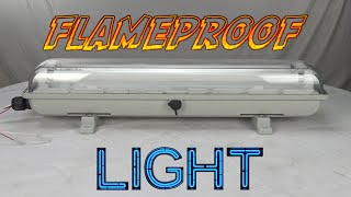 Flameproof Fluorescent Emergency Linear Fixture ATEXIECEx [upl. by Norok]