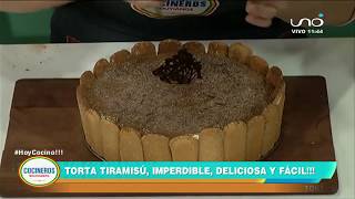 TORTA TIRAMISÚ  Cocinera Arani Canedo [upl. by Ailemak]