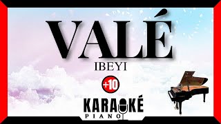 Valé  IBEYI Karaoké Piano Français  Higher Key [upl. by Carrnan]