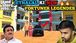 GTA 5 JETHALAL BUY NEW FORTUNER LEGENDER  GTA V GOKULDHAM SOCIETY NEW CAR BUY JETHALAL [upl. by Annuahsal]