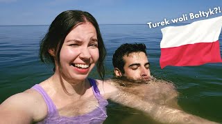 TUREK woli POLSKIE morze 🇵🇱 🇹🇷 Sarbinowo VLOG  Kawa po turecku [upl. by Ttelracs713]