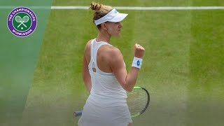 Ash Barty vs Alison Riske Wimbledon 2019 fourth round highlights [upl. by Ezara]