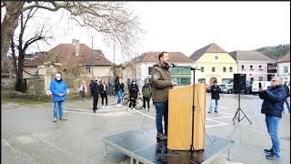 Rede Corona Demo Wilhelmsburg [upl. by Ratcliff602]