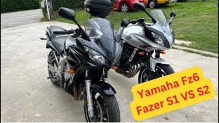 Yamaha Fz6 Fazer S1 Vs S2 model  Must watch  which one is better yamaha fz [upl. by Falo]