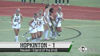 Hopkinton Hillers VS Nauset Warriors Field Hockey Highlights November 5th 2022 [upl. by Lorsung]