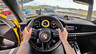 Porsche 911 Turbo S vs GT3  POV Comparison at Porsche Experience Center Atlanta [upl. by Irahs876]