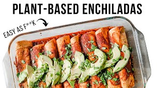 Delicious and Easy PlantBased Enchiladas Recipe by Bad Manners [upl. by Bree240]