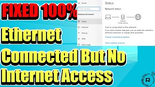 Fix Ethernet Connected But NO Internet Access LAN Wired [upl. by Aihpledalihp29]