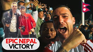 NEPAL EPIC WIN🇳🇵 Over India  Meeting SAMBA amp Road to SAFF FINAL [upl. by Ayekehs]