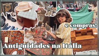 ITÁLIA  FEIRA DE ANTIGUIDADES e Compras de brechó  Balon Torino [upl. by Modestia928]