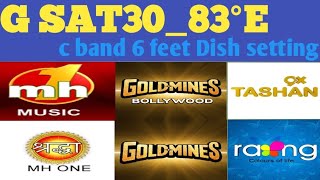 gsat 30 new update gsat 30 dish setting83e channel list 2024 [upl. by Emery]