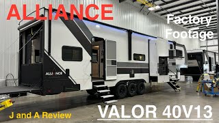 WHAT A TOY HAULER 2025 Alliance Valor 40V13 [upl. by Zennas948]