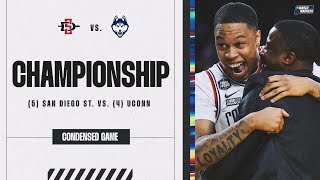 UConn vs San Diego State  National Championship NCAA tournament extended highlights [upl. by Teriann]